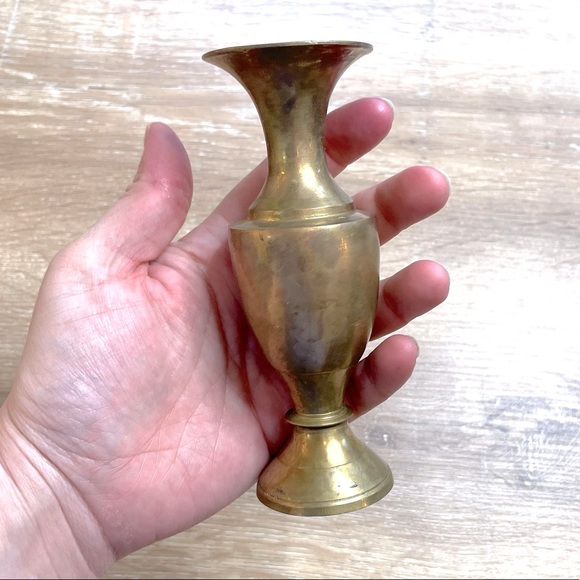 Other - Brass candlestick - candle stick / holder - 100% brass made in India